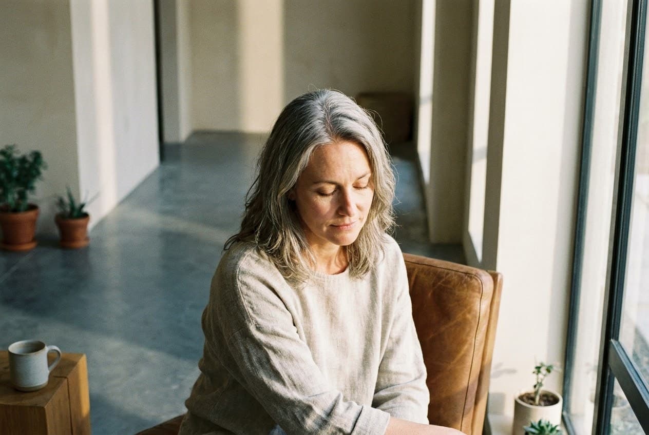 A person on a mood, sleep, and energy program